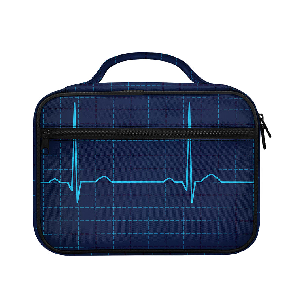 Heartbeat Electrocardiogram Print Briefcase Bible Bag