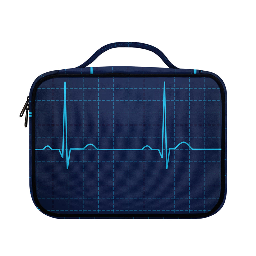 Heartbeat Electrocardiogram Print Briefcase Bible Bag