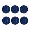 Heartbeat Electrocardiogram Print Coaster Set