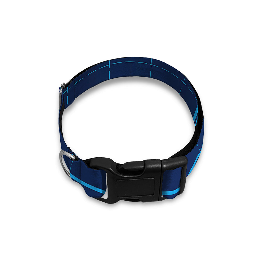 Heartbeat Electrocardiogram Print Dog Collar