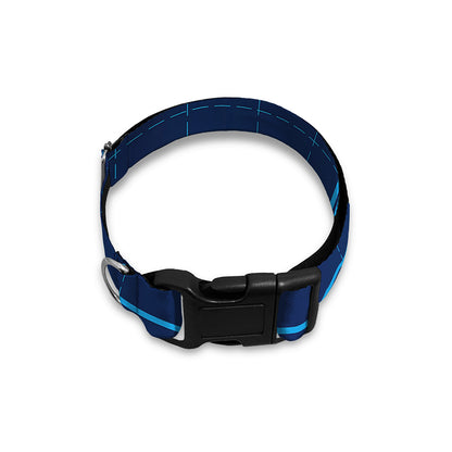 Heartbeat Electrocardiogram Print Dog Collar