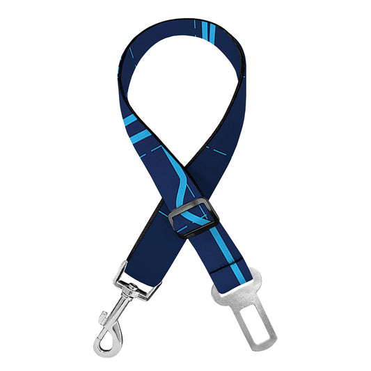 Heartbeat Electrocardiogram Print Dog Seat Belt