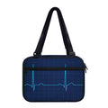 Heartbeat Electrocardiogram Print Double Strap Bible Bag