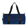 Heartbeat Electrocardiogram Print Gym Bag
