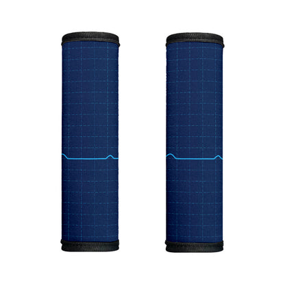 Heartbeat Electrocardiogram Print Handle Covers