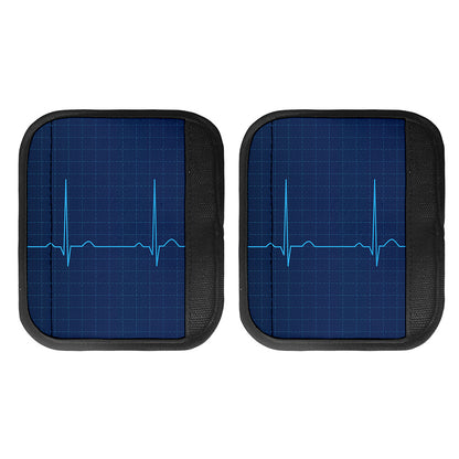 Heartbeat Electrocardiogram Print Handle Covers