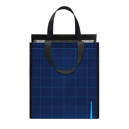 Heartbeat Electrocardiogram Print Insulated Lunch Tote