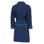 Heartbeat Electrocardiogram Print Men's Bathrobe
