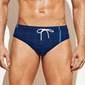 Heartbeat Electrocardiogram Print Men's Swim Briefs