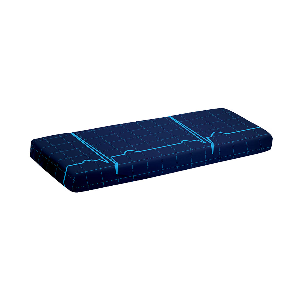 Heartbeat Electrocardiogram Print Piano Keyboard Cover