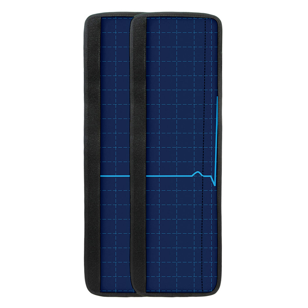 Heartbeat Electrocardiogram Print Refrigerator Handle Covers