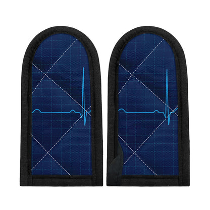 Heartbeat Electrocardiogram Print Skillet Handle Cover