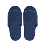 Heartbeat Electrocardiogram Print Slippers
