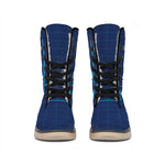 Heartbeat Electrocardiogram Print Winter Boots