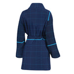 Heartbeat Electrocardiogram Print Women's Bathrobe
