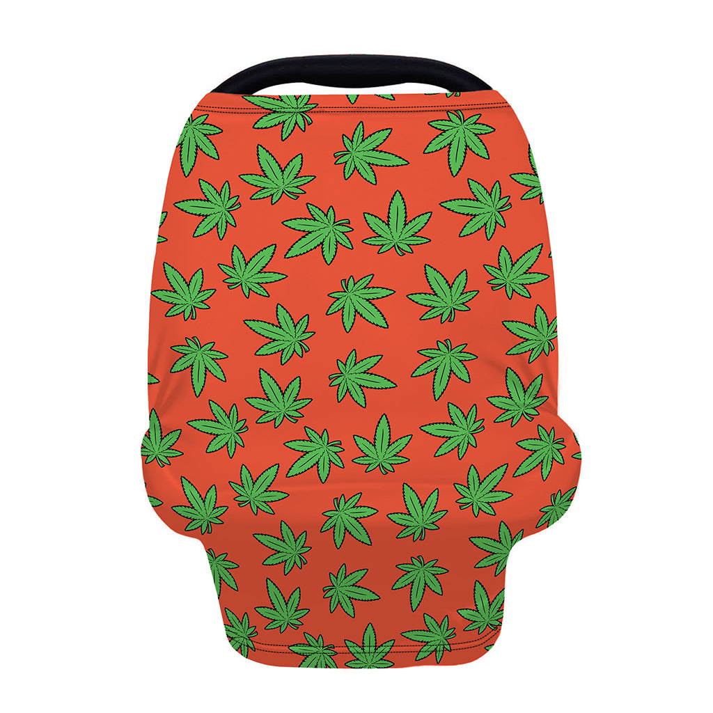 Hemp Leaf Pattern Print Baby Seat Cover