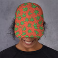 Hemp Leaf Pattern Print Baseball Cap