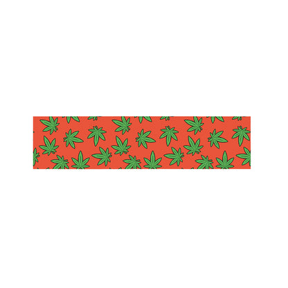 Hemp Leaf Pattern Print Bed Runner