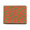 Hemp Leaf Pattern Print Bifold Wallet
