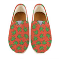 Hemp Leaf Pattern Print Casual Shoes