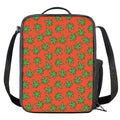 Hemp Leaf Pattern Print Crossbody Lunch Bag