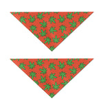 Hemp Leaf Pattern Print Dog Bandana
