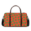Hemp Leaf Pattern Print Duffel Bag