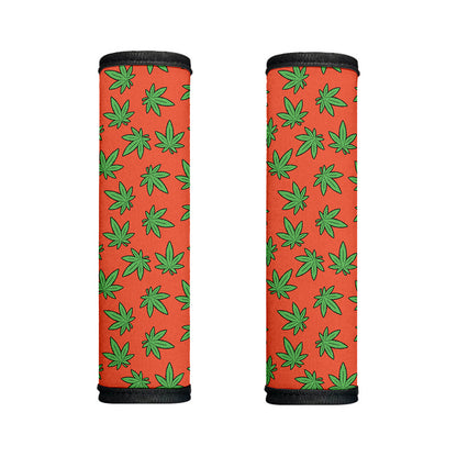 Hemp Leaf Pattern Print Handle Covers