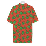 Hemp Leaf Pattern Print Hawaiian Shirt