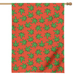 Hemp Leaf Pattern Print House Flag