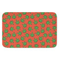 Hemp Leaf Pattern Print Indoor Door Mat