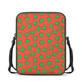 Hemp Leaf Pattern Print Rectangular Crossbody Bag