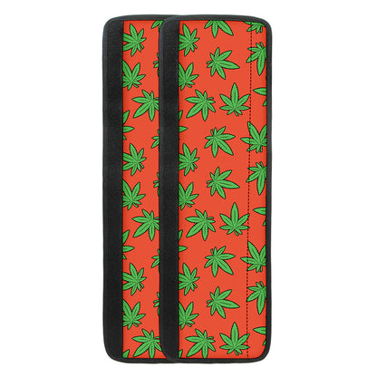 Hemp Leaf Pattern Print Refrigerator Handle Covers