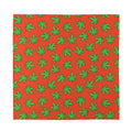 Hemp Leaf Pattern Print Silk Bandana