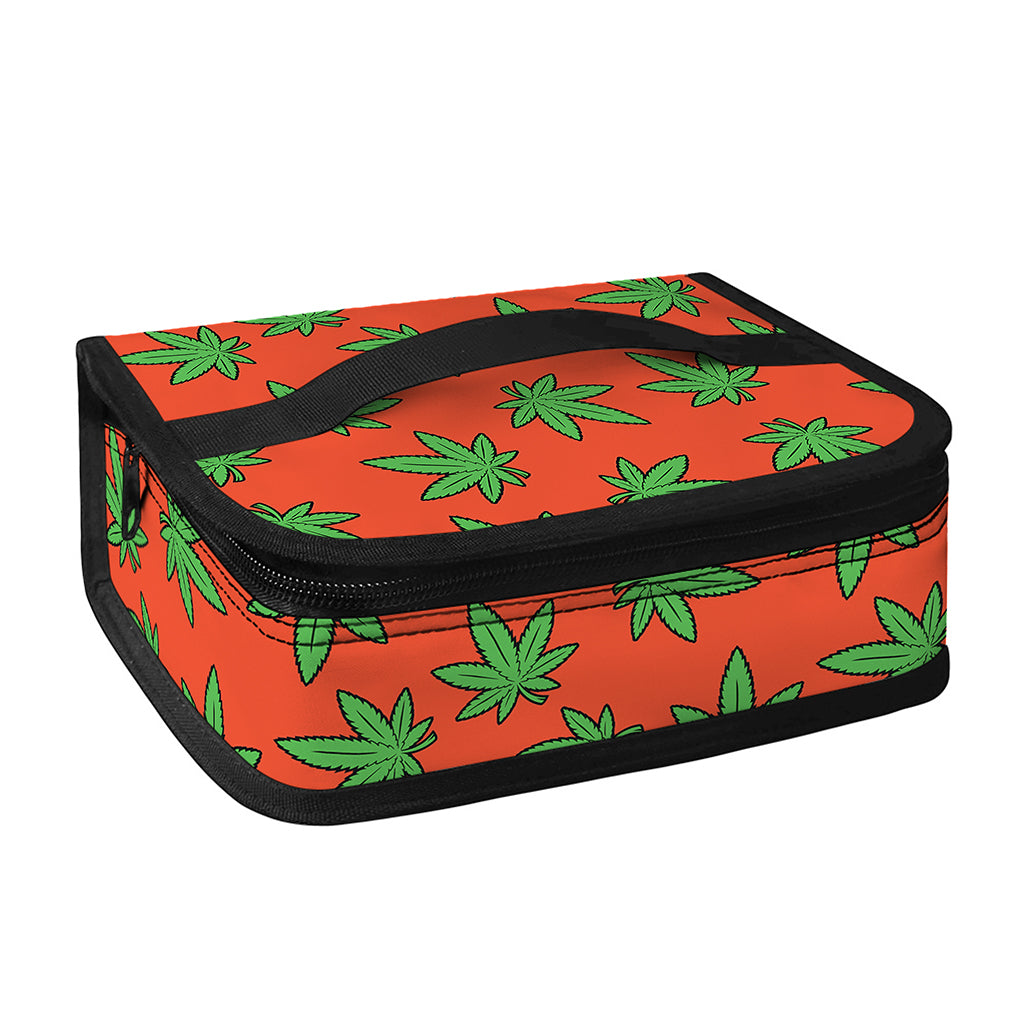 Hemp Leaf Pattern Print Small Lunch Bag