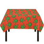 Hemp Leaf Pattern Print Tablecloth