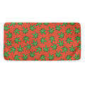 Hemp Leaf Pattern Print Towel