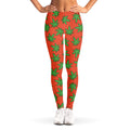 Hemp Leaf Pattern Print Women's Leggings
