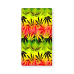 Hemp Leaf Reggae Pattern Print Baby Crib Sheet