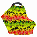 Hemp Leaf Reggae Pattern Print Baby Seat Cover