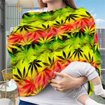 Hemp Leaf Reggae Pattern Print Baby Seat Cover