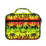 Hemp Leaf Reggae Pattern Print Briefcase Bible Bag