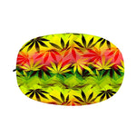 Hemp Leaf Reggae Pattern Print Car Side Mirror Covers
