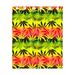 Hemp Leaf Reggae Pattern Print Curtain