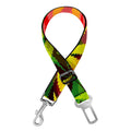 Hemp Leaf Reggae Pattern Print Dog Seat Belt