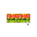 Hemp Leaf Reggae Pattern Print Extended Mouse Pad