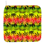 Hemp Leaf Reggae Pattern Print Hand Towel