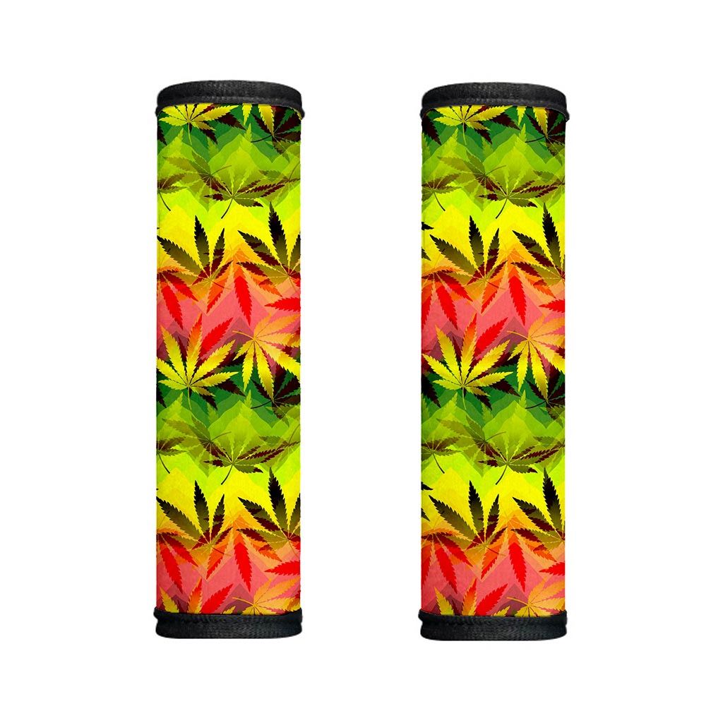 Hemp Leaf Reggae Pattern Print Handle Covers