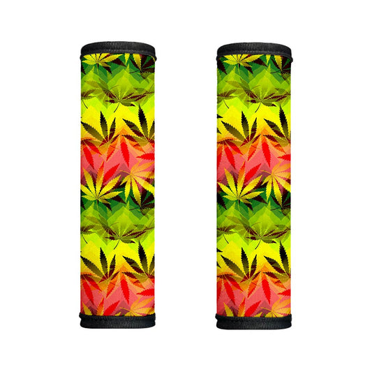 Hemp Leaf Reggae Pattern Print Handle Covers