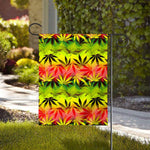 Hemp Leaf Reggae Pattern Print House Flag